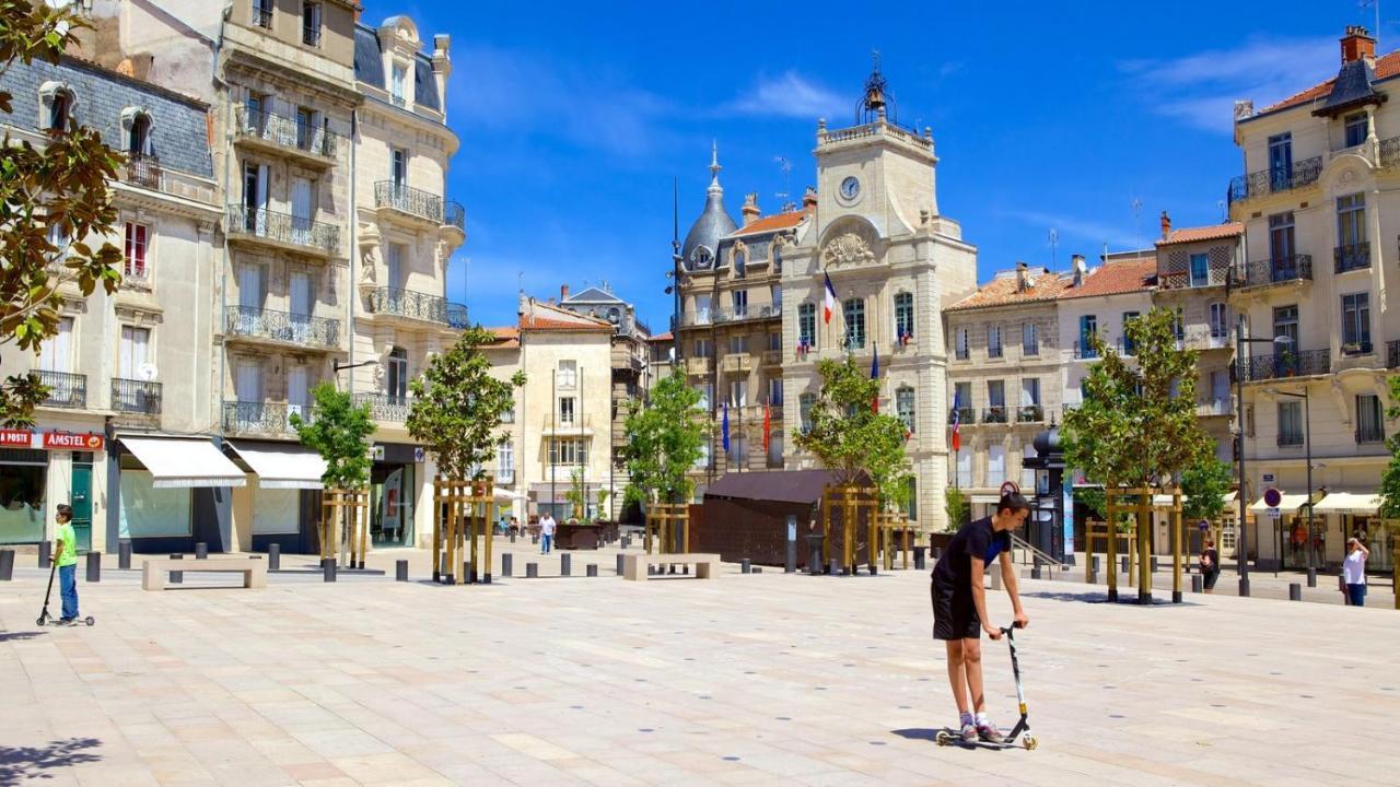 "Belle Etape"-Meuble De Tourisme 3 Etoiles -Residence "Les Logis De Beziers"-Garage Optionnel-Coeur De Ville-Plages A 16Km ! Екстер'єр фото